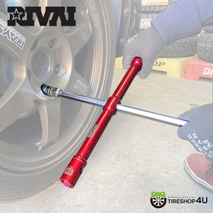 RIVAI 新品 クロスレンチ SMART CROSS WRENCH レッド 17HEX/19HEX/21HEX/12.7SQ タイヤ交換工具 カー用品 コンパクト収納