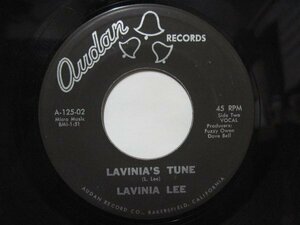 7” US盤 LAVINIA LEE // Last Night In Town / Lavinia’s Tune -audan 125 (records)