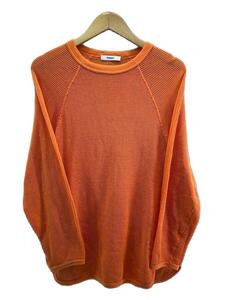 PHEENY◆Basket mesh raglan sleeve/長袖カットソー/FREE/ORN/無地/PS23-CS14