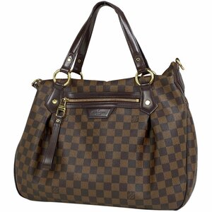 ルイ・ヴィトン Louis Vuitton イーヴォラ MM 2WAY ショルダーバッグ ハンドバッグ ダミエ ブラウン N41131 レディース 【中古】