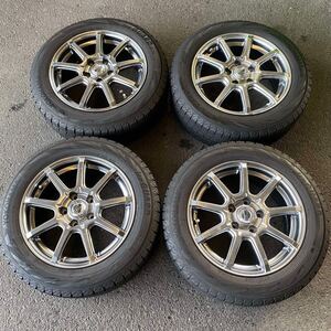 [6010]★ 195/60R16 4本セット冬タイヤ　YOKOHAMA ICE GUARD iG70 [2021年] アルミンホイール 16Х6 1/2J PCD114.3 