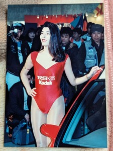 RS.R kodak レースクイーン　1992年 大阪モーターショー　生写真　極美品　希少