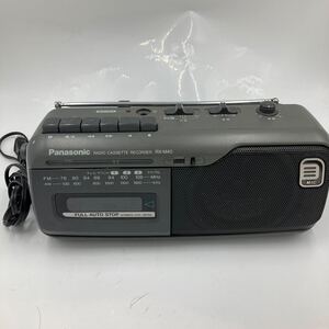 【4272】ラジカセ panasonic rx-m40　ラジオカセットレコーダー通電のみ確認済