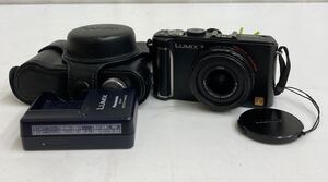 HR○ 通電確認済み Panasonic パナソニック LUMIX DMC-LX3 コンパクトデジタルカメラ ケース付き 充電器付き