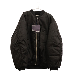 PRADA プラダ 22AW Re-nylon Bomber Jacket リナイロン ジップアップ ボンバージャケット ブラック SGX093