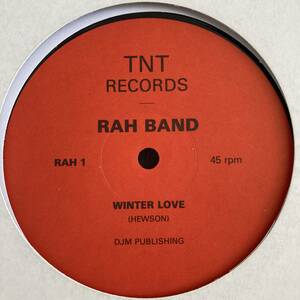 RAH Band - Winter Love / Funk Me Down To Rio / Perfumed Garden 12 INCH