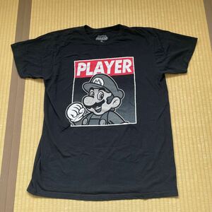 スーパーマリオブラザーズ Tシャツ SUPER MARIO 半袖Tシャツ ゲームTシャツ ファミコンTシャツ 任天堂 Nintendo キャラクターTシャツ