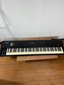 ensoniq エンソニック　KT-88 シンセサイザー　本格　ピアノ　鍵盤　搭載　電子楽器　電子ピアノ　当時物　やや訳あり　売り切り　baag