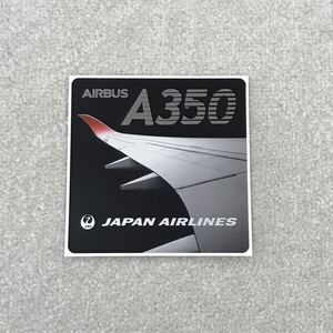 JAL AIRBUS A350 ステッカー 　日本航空 エアバス シール 非売品 就航記念　②