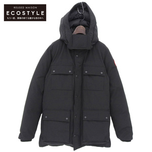 CANADA GOOSE カナダグース バンクロフト フード付 ダウンジャケット メンズ ブラック M 3341JM