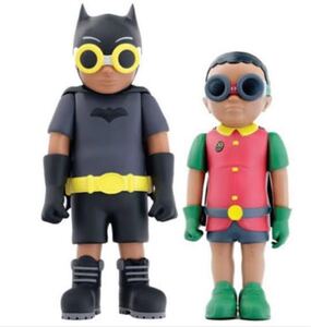 Hebru Brantley FLYNAMIC DUO 89 Batboy & Sparrow Set of 2 Sculptures ヘブル ブラントリー　エディション作品