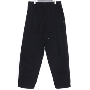 NEIGHBORHOOD コットンイージーパンツ Lサイズ ブラック 231YTNH-PTM05 ネイバーフッド ワイド ワーク COTTON EASY PANTS