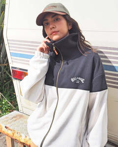 【SALE】★送料無料★2024秋冬 新品【BILLABONG/ビラボン】POLA FLEECE リバーシブル ジャケット BLK レディースL BE014751