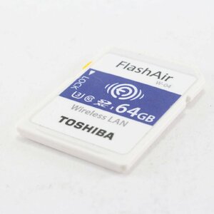 【中古】東芝 無線LAN搭載SDXCメモリカード 64GB Class10 UHS-1Flash Air SD-UWA064G