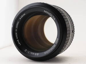 ★実用品★ ミノルタ MINOLTA MD ROKKOR 85mm F2 #TA6721