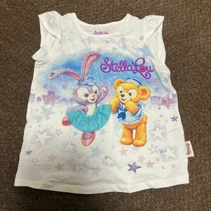 Hong Kong Disney Land 香港ディズニー Tシャツ 子供服 キッズサイズM ステラルー ダッフィー