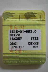 ♪♪♪SINGER・シンガー工業用ミシン針・1515-01-MR2.0 SET/R DB×1 10番手 10本♪♪♪12