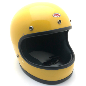 送料無料 BELL STAR 120 YELLOW 59cm/ベルスター120黄色イエロービンテージヘルメットオンロードフルフェイス族ヘルIII500txモトスター70s