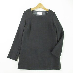 r5a041601★1999AW マルタンマルジェラ Martin Margiela 本人期 バックフープデザイン トップス グレー系 レディース 40