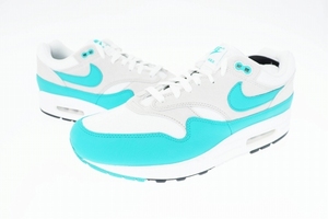 ナイキ NIKE AIR MAX 1 CLEAR JADE エアマックス1 クリアジェイド DZ4549-001 29.5 ホワイト ブランド古着ベクトル 中古▲■241106 メンズ