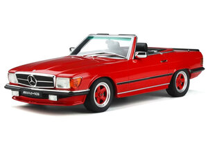 OttO mobile 1/18 メルセデスベンツ 500SL (R107) AMG 1986 レッド (OTM962)