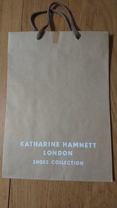 ★katharine hamnett キャサリン・ハムネット 紙袋★