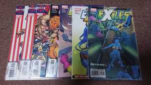 Exiles/エグザイルズ Xメン シリーズセット 7冊 #47～#49 #60 #69～#71 X-Men エックスメン アメコミ 