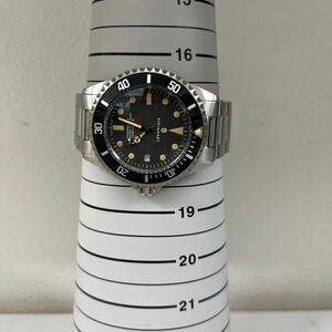 R10/【中古品】スタインハート steinhart ocean one vintage ダイバーズウォッチ 自動巻き 腕時計 ブラック文字盤