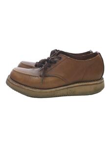 PISTOLERO◆ブーツ/US8/BRW/レザー/113-02/OXFORD MOC SHOE/vibramソール/PISTOLERO