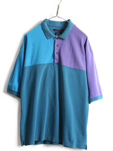 90s 大きいサイズ XL ■ DOCKERS リーバイス クレイジー 鹿の子 半袖 ポロシャツ ( メンズ ) 古着 90年代 ドッカーズ LEVIS 半袖シャツ 3色