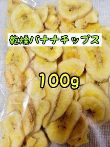 【送料無料】大人気のペットおやつ バナナチップス 100g うさぎ モルモット ハムスター リス 小動物おやつ 乾燥バナナ ドライバナナ