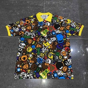 A BATHING APE ANIMAL SAFARI MILO POLO SIZE-L アベイシングエイプ アニマルサファリマイロポロ ポロシャツ BAPE