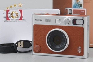 【開封未使用品】FUJIFILM 富士フイルム instax Mini Evo ブラウン インスタントカメラ