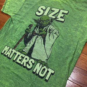 スターウォーズ ヨーダ Tシャツ XL/ダースベイダーハンソロチューバッカr2d2c3poルークヴィンテージアメカジusa古着ディズニー60s70s80s90s