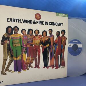 レーザーディスク アース・ウインド&ファイアー Earth Wind & Fire in Concert LD LPレコード 5点以上落札で送料無料k