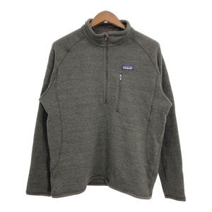 patagonia パタゴニア ベターセーター ハーフジップ フリースジャケット アウトドア ブラウン (メンズ L) 中古 古着 R0066