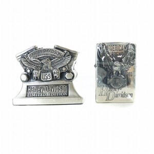 未使用品 ジッポー ZIPPO 1995年製 HARLEY-DAVIDSON limited edition ハーレーダビッドソン リミテッドエディション オイルライター 限定版