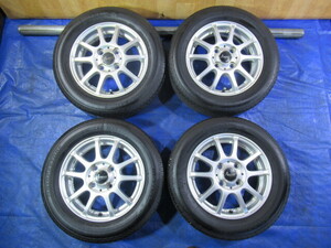 激安即決！ARREEST 13-4B 4H/100 ET42 ＋ BRIDGESTONE 155/65R13 2021年製 ワゴンR ラパン アルト セルボ パレット ミラT007678