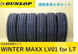 205/75R16 113/111N　 ６本 DUNLOP ダンロップ ウインターマックス LV01 for LT スタッドレスタイヤ 通販