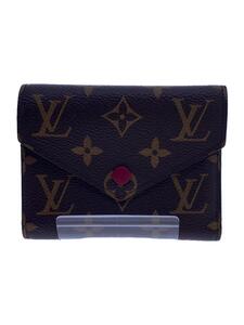 LOUIS VUITTON◆3つ折り財布[仕入]/キャンバス/ブラウン/レディース/M41938