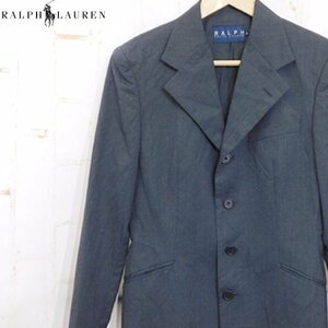 ラルフRALPH■ウール テーラードジャケット ラルフローレンRALPH LAUREN インパクト21■9■グレー■1d23215