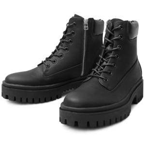 ☆ BLACK ☆ Mサイズ(26.0-26.5cm) ☆ glabella Platform Sole Lace-up Boots グラベラ ブーツ メンズ glabella GLBB-210 ブランド