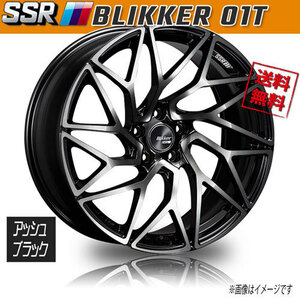 ホイール新品 4本セット SSR ブリッカー BLIKKER 01T アッシュブラック 19インチ 5H114.3 8.5J+38 業販4本購入で送料無料