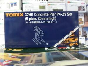 トミックス　3240　ＰＣ水平橋脚Ｐ４－２５（５本セット）