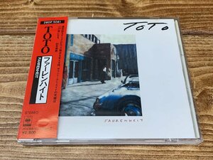 【YI-1871】帯付き CD 洋楽 ロック トト TOTO 「ファーレンハイト / FAHRENHEIT」28DP 5041 東京引取可 同梱可【千円市場】