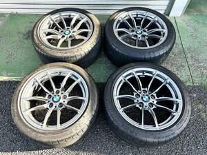 中古　BMW M4 純正 ホイール 4本セット 鍛造18インチ F80 M3 F82 M4 (F)9J +29　255/40ZR18　 (R)10J +40 275/40ZR18 5H/120 