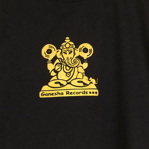 送込 【 Ganesha Records】ガネーシャ / DJ /★ブラック★S~XLサイズ