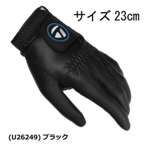 【定価1,870円】テーラーメイド ゴルフ グローブ (UN165-U26249 ブラック 23cm) メンズ 片手 右利 左手用 2024新作【TaylorMade 正規商品】