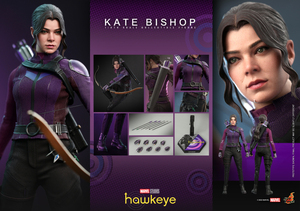 新品未開封 ホットトイズ TMS074 ホークアイ Hawkeye ケイト・ビショップ Kate Bishop 1/6フィギュア Hottoys (検 MMS532 avengers)