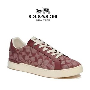 ◆1点のみ！早い者勝ち！◆新品/正規品◆【COACH★CH087-10D】コーチ メンズ スニーカーシューズ靴 シグネチャー 定価44,000円 箱・袋付き